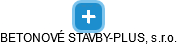 BETONOVÉ STAVBY-PLUS, s.r.o. - obrázek vizuálního zobrazení vztahů obchodního rejstříku