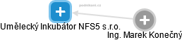 Umělecký Inkubátor NFS5 s.r.o. - obrázek vizuálního zobrazení vztahů obchodního rejstříku
