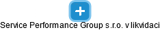 Service Performance Group s.r.o. v likvidaci - obrázek vizuálního zobrazení vztahů obchodního rejstříku