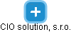 CIO solution, s.r.o. - obrázek vizuálního zobrazení vztahů obchodního rejstříku