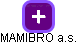 MAMIBRO a.s. - obrázek vizuálního zobrazení vztahů obchodního rejstříku