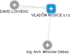 VILADŮM ROSICE s.r.o. - obrázek vizuálního zobrazení vztahů obchodního rejstříku