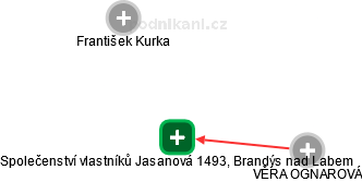 Společenství vlastníků Jasanová 1493, Brandýs nad Labem - obrázek vizuálního zobrazení vztahů obchodního rejstříku