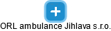ORL ambulance Jihlava s.r.o. - obrázek vizuálního zobrazení vztahů obchodního rejstříku