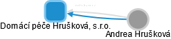 Domácí péče Hrušková, s.r.o. - obrázek vizuálního zobrazení vztahů obchodního rejstříku