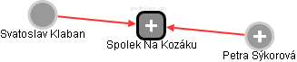 Spolek Na Kozáku - obrázek vizuálního zobrazení vztahů obchodního rejstříku