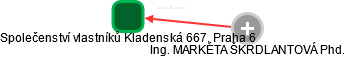 Společenství vlastníků Kladenská 667, Praha 6 - obrázek vizuálního zobrazení vztahů obchodního rejstříku