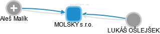 MOLSKY s.r.o. - obrázek vizuálního zobrazení vztahů obchodního rejstříku