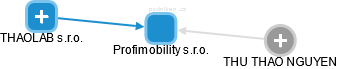 Profimobility s.r.o. - obrázek vizuálního zobrazení vztahů obchodního rejstříku