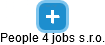 People 4 jobs s.r.o. - obrázek vizuálního zobrazení vztahů obchodního rejstříku