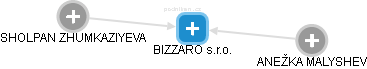 BIZZARO s.r.o. - obrázek vizuálního zobrazení vztahů obchodního rejstříku