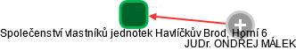 Společenství vlastníků jednotek Havlíčkův Brod, Horní 6 - obrázek vizuálního zobrazení vztahů obchodního rejstříku