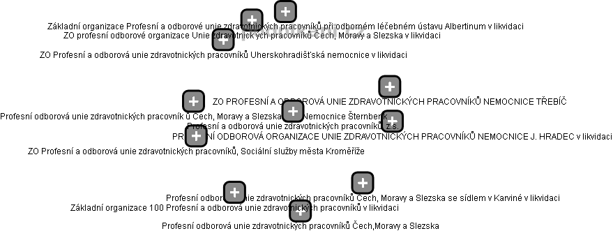 Profesní a odborová unie zdravotnických pracovníků, z.s. - obrázek vizuálního zobrazení vztahů obchodního rejstříku
