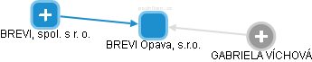 BREVI Opava, s.r.o. - obrázek vizuálního zobrazení vztahů obchodního rejstříku