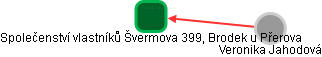 Společenství vlastníků Švermova 399, Brodek u Přerova - obrázek vizuálního zobrazení vztahů obchodního rejstříku