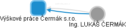 Výškové práce Čermák s.r.o. - obrázek vizuálního zobrazení vztahů obchodního rejstříku
