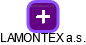 LAMONTEX a.s. - obrázek vizuálního zobrazení vztahů obchodního rejstříku