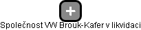 Společnost VW Brouk-Kafer v likvidaci - obrázek vizuálního zobrazení vztahů obchodního rejstříku
