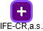 IFE-CR,a.s. - obrázek vizuálního zobrazení vztahů obchodního rejstříku