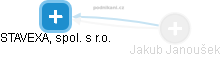 STAVEXA, spol. s r.o. - obrázek vizuálního zobrazení vztahů obchodního rejstříku