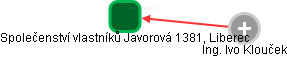 Společenství vlastníků Javorová 1381, Liberec - obrázek vizuálního zobrazení vztahů obchodního rejstříku