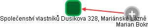 Společenství vlastníků Dusíkova 328, Mariánské Lázně - obrázek vizuálního zobrazení vztahů obchodního rejstříku