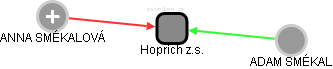 Hoprich z.s. - obrázek vizuálního zobrazení vztahů obchodního rejstříku