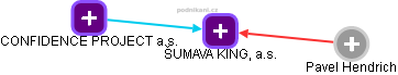 ŠUMAVA KING, a.s. - obrázek vizuálního zobrazení vztahů obchodního rejstříku