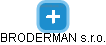 BRODERMAN s.r.o. - obrázek vizuálního zobrazení vztahů obchodního rejstříku
