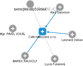 Cafe Natoccino s.r.o. - obrázek vizuálního zobrazení vztahů obchodního rejstříku