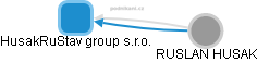 HusakRuStav group s.r.o. - obrázek vizuálního zobrazení vztahů obchodního rejstříku