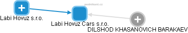 Labi Hovuz Cars s.r.o. - obrázek vizuálního zobrazení vztahů obchodního rejstříku