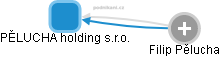 PĚLUCHA holding s.r.o. - obrázek vizuálního zobrazení vztahů obchodního rejstříku