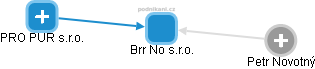 Brr No s.r.o. - obrázek vizuálního zobrazení vztahů obchodního rejstříku