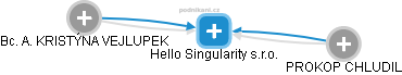 Hello Singularity s.r.o. - obrázek vizuálního zobrazení vztahů obchodního rejstříku