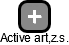 Active art,z.s. - obrázek vizuálního zobrazení vztahů obchodního rejstříku