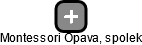 Montessori Opava, spolek - obrázek vizuálního zobrazení vztahů obchodního rejstříku