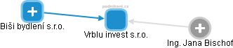 Vrblu invest s.r.o. - obrázek vizuálního zobrazení vztahů obchodního rejstříku