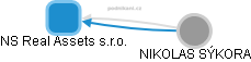 NS Real Assets s.r.o. - obrázek vizuálního zobrazení vztahů obchodního rejstříku