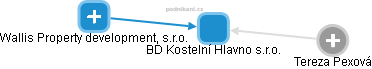 BD Kostelní Hlavno s.r.o. - obrázek vizuálního zobrazení vztahů obchodního rejstříku