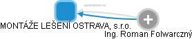 MONTÁŽE LEŠENÍ OSTRAVA, s.r.o. - obrázek vizuálního zobrazení vztahů obchodního rejstříku