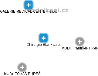 Chirurgie Slaný s.r.o. - obrázek vizuálního zobrazení vztahů obchodního rejstříku