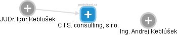 C.I.S. consulting, s.r.o. - obrázek vizuálního zobrazení vztahů obchodního rejstříku