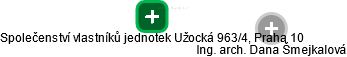 Společenství vlastníků jednotek Užocká 963/4, Praha 10 - obrázek vizuálního zobrazení vztahů obchodního rejstříku