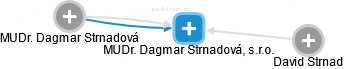 MUDr. Dagmar Strnadová, s.r.o. - obrázek vizuálního zobrazení vztahů obchodního rejstříku