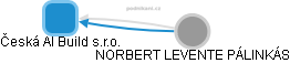 Česká AI Build s.r.o. - obrázek vizuálního zobrazení vztahů obchodního rejstříku