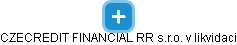 CZECREDIT FINANCIAL RR s.r.o. v likvidaci - obrázek vizuálního zobrazení vztahů obchodního rejstříku