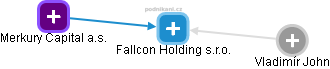 Fallcon Holding s.r.o. - obrázek vizuálního zobrazení vztahů obchodního rejstříku