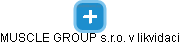 MUSCLE GROUP s.r.o. v likvidaci - obrázek vizuálního zobrazení vztahů obchodního rejstříku