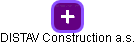 DISTAV Construction a.s. - obrázek vizuálního zobrazení vztahů obchodního rejstříku